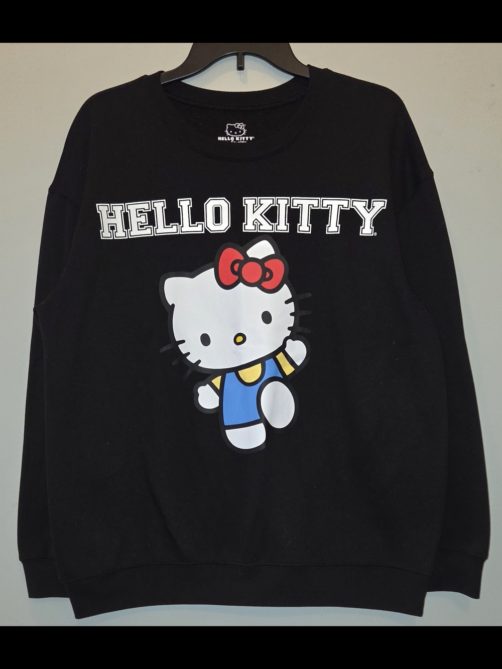 Hello Kitty Womens Black Sweatshirt